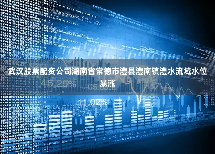 武汉股票配资公司湖南省常德市澧县澧南镇澧水流域水位暴涨